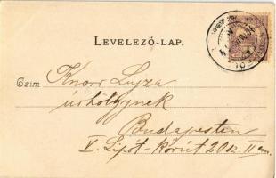 1900 Balatonföldvár, Spur István utca és játszóhely. Divald Károly