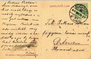 1911 Budapest XII. Ganz-féle manzárdtetős szecessziós stílusú bérház. Krisztina körút 8-10., villamo...