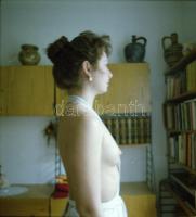 cca 1979 Emlékeztető vizuális feljegyzések, 7 db vintage negatív + 1 db mai nagyítás, de nem a tétel...