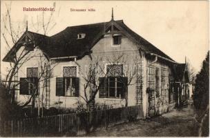 Balatonföldvár, Strassner villa