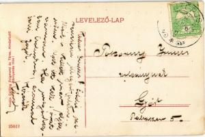 Almásfüzitő, vasútállomás. Kiadja Czilling Zsigmond és társa / Bahnhof / railway station