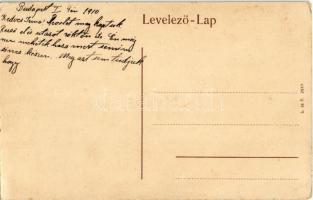 Budapest VII. Központi (Keleti) pályaudvar a jövőben, Baross szobor. montázs, L. és P. 2647. / in th...