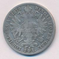 Ausztria 1878. 1Fl Ag "Ferenc József" T:2-  
Austria 1878. 1 Florin Ag "Franz Joseph...