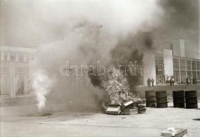 1984 Kecskemét, tűzoltóverseny a megyei kórházban és a lakótelepen, 59 db szabadon felhasználható vi...