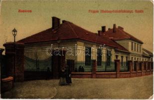 1911 Komárom, Komárnó; Frigyes főherceg huszárlaktanya, kantin / canteen of the hussar barracks (EK)