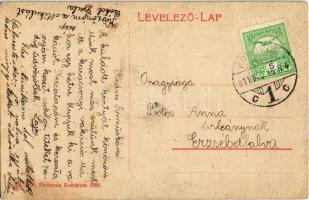 1911 Komárom, Komárnó; Frigyes főherceg huszárlaktanya, kantin / canteen of the hussar barracks (EK)