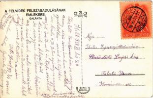 1938 Galánta, Galanta; bevonulás, Országzászló avatás  / entry of the Hungarian troops, Hungarian Fl...