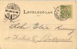 1902 Bátyú, Batyovo, Batiovo; Indóház, vasútállomás, gőzmozdony, vasutasok, Dolfy. Kiadja Mezei Mór ...