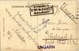 1918 Sretensk, Plashkot / Ferry on the go (EK)