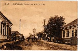 1925 Rimaszécs, Rimavska Sec; Szeles utca / Vetrova ulica / street view