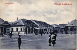 1910 Érsekújvár, Nové Zámky; Piac tér. Conlegner J. és fia kiadása / market square