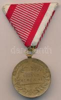 1898. "Jubileumi Emlékérem Fegyveres Erő Számára / Signum memoriae (AVSTR)" Br kitüntetés ...