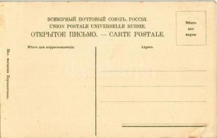 Kursk, Moskovskaya ul / street view with tram, shops