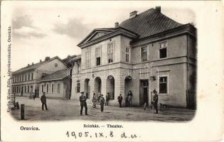 1905 Oravica, Oravita; színház. Weisz Félix kiadása / Theater / theatre (Rb)