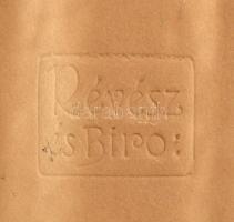 cca 1920 Révész és Bíró műterméből aláírással és hidegpecséttel jelzett vintage fénykép, 17x22 cm, k...