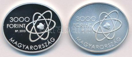 2013. 3000Ft Ag "Wigner Jenő" (2xklf) mindkettő tanúsítvánnyal T:PP,BU