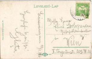 1916 Szászváros, Broos, Orastie; M. kir. posta és távirda hivatal, Posta takarékpénztár közvetítő hi...