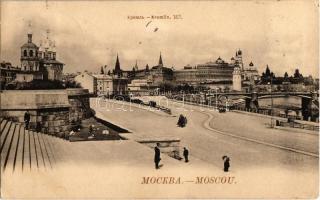 1900 Moscow, Moskau, Moscou; Kreml / Kremlin, Bolshoy Moskvoretsky bridge. Phototypie Scherer, Nabholz & Co. (EK)