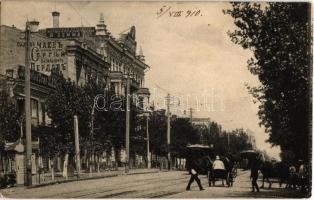 1910 Rostov-na-Donu, Rostov-on-Don; Bolshaya Sadovaya street with tram. Scherer, Nabholz & Co. (EK)