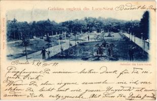 1899 Lacu Sarat (Braila), Grádina engleza / park
