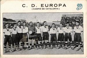 C.D. Europa (Campo de Catalunya) / Club Esportiu Europa Spanish football team based in the city of Barcelona in the district of Gracia, in the autonomous community of Catalonia (EK)
