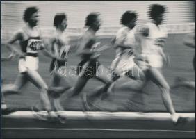 cca 1980 Gebhardt György (1910-1993): Sírjelek I-II., feliratozott vintage fotóművészeti alkotások, ...