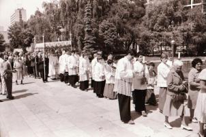 cca 1976 és 1985 között készült vizuális feljegyzések Kecskemét város történetéről, 91 db vintage ne...