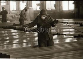 cca 1976 és 1985 között készült vizuális feljegyzések Kecskemét város történetéről, 91 db vintage ne...