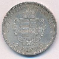 1935. 2P Ag "Rákóczi" T:2 patina
Adamo P7.2