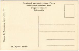Sevastopol, Sebastopol, Aqyar; Yekaterininskaya ulitsa / street view with tram (EK)