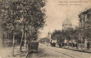 Sevastopol, Sebastopol, Aqyar; Yekaterininskaya ulitsa / street view (EK)