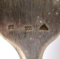 Ezüst (Ag.) villa készlet ( 6db), jelzett, h: 21 cm (6×), nettó:402 g