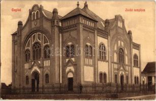 1915 Cegléd, Zsidó templom, zsinagóga. Sebők Béla kiadása / Synagogue