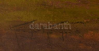 Kézdi Kovács László (1864-1942): Pásztorlány. Olaj, vászon, jelzett, keretben, 60×80 cm