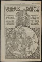 1915 Ericsson Magyar Villamossági Rt./Palace Szálloda, nagyméretű újságreklám, 39x26 cm
