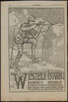 1915 Weszely István Elsőrangú Sportkülönlegességi Üzlet/Magyar Orvosi Műszertár, nagyméretű újságreklám, 41x27 cm