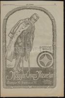 1915 Weszely István Elsőrangú Sportkülönlegességi Üzlet/Magyar Orvosi Műszertár, nagyméretű újságrek...