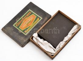 cca 1944 Eger, orosz katonák a GRÁF műteremben, 10 db üveglemez negatív, 10x15 cm és 9x12 cm