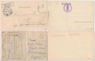 76 db RÉGI német városképes lap, érdekesebb darabokkal / 76 pre-1945 German town-view postcards with...