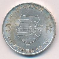 1946. 5Ft Ag "vastag Kossuth" T:1- kis patina
Adamo F8