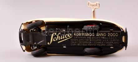 Schuco Kommando Anno 2000 fém kisautó, kulccsal,  működik, 14×6×5 cm