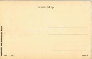 Temesvár, Timisoara; Gyárváros, Új híd és Liget út, villamos. Kapható Csendes Jakabnál / Fabrica, ne...