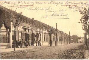 1915 Balassagyarmat, Scitowsky utca, Hegyi Béla üzlete. Kiadja Székely Samu 1786.