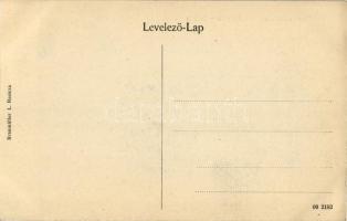 Románresica (Resicabánya, Resita); Vasútállomás, vonat. Braumüller L. kiadása / Bahnhof / railway st...