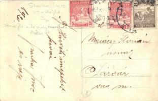 1920 Budapest XIV. Aréna út (ma Dózsa György út), Szarka Imre féle Vendéglő a Kéményseprőhöz, éttere...