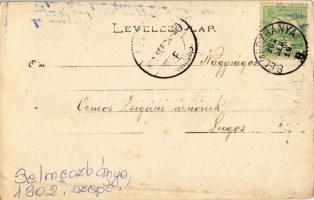 1902 Selmecbánya, Schemnitz, Banská Stiavnica; F.M.K.E. (Felvidéki Magyar Közművelődési Egyesület) K...
