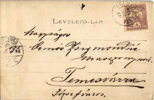 1900 Selmecbánya, Schemnitz, Banská Stiavnica; régi vár és templom / old castle and church. photo