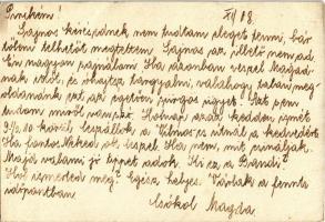 1940 Tungsram Krypton izzó reklámlapja / Hungarian light bulb advertisement postcard