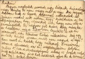 1940 Tungsram Krypton izzó reklámlapja / Hungarian light bulb advertisement postcard (EK)