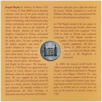 2009. 5Ft-200Ft "Haydn" (7xklf) forgalmi érme sor, benne "Joseph Haydn" Ag emlék...